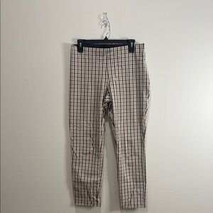 a new day Women’s Checkered Pants - Beige and Black